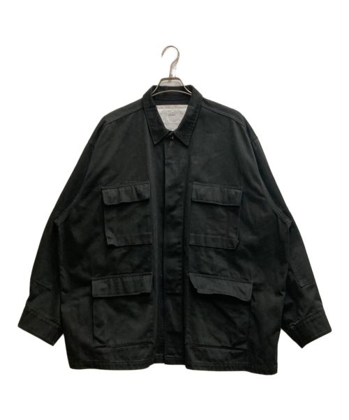 Cliche（クリーシェ）Cliche (クリーシェ) BDU JACKET BLACK 357 改 ブラック サイズ:MLの古着・服飾アイテム