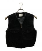 AMeLIEアメリ）の古着「MILITARY CORDUROY VEST」｜ブラック