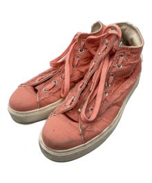 UNDERCOVERISM（アンダーカバーイズム）の古着「Hi-cut Zip Sneaker」｜ピンク