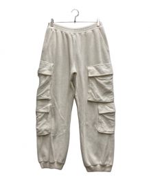 LOUIS VUITTON（ルイ ヴィトン）の古着「Velour Monogram Pants」｜ホワイト