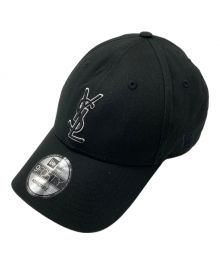 New Era×SAINT LAURENT（ニューエラ×サンローラン）の古着「モノグラムキャップ」｜ブラック