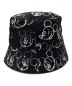 STELLA McCARTNEY (ステラマッカートニー) Fantasia Mickey Print Logo Reversible Bucket Hat ブラック×ホワイト サイズ:56：13000円