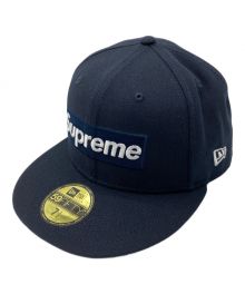 New Era×SUPREME×NEW YORK YANKEES（ニューエラ×シュプリーム×ニューヨークヤンキース）の古着「BOX LOGO CAP」｜ネイビー