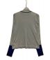 UN3D. (アンスリード) COLOR LINE SHEER KNIT TOP グレー サイズ:FREE：8000円