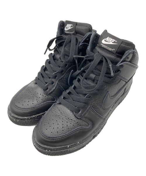 NIKE（ナイキ）NIKE (ナイキ) UNDERCOVER (アンダーカバー) Dunk High Chaos ブラック サイズ:２４ｃｍの古着・服飾アイテム