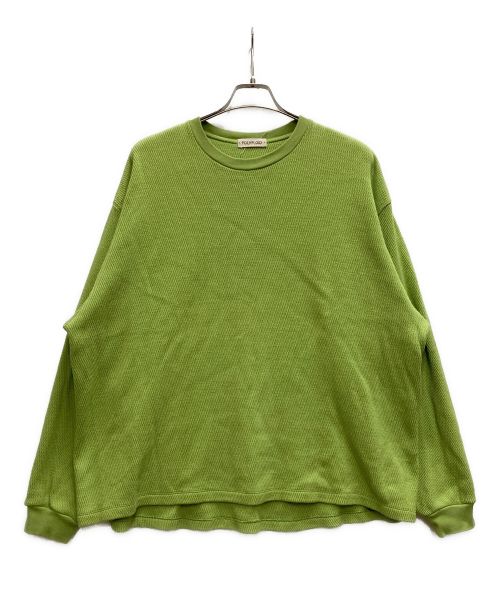 POLYPLOID（ポリプロイド）POLYPLOID (ポリプロイド) OVERSIZE LONGSLEEVE C グリーン サイズ:2の古着・服飾アイテム