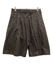 nonnotte（ノノット）の古着「Draping wide shorts」｜ブラウン