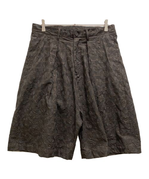 nonnotte（ノノット）nonnotte (ノンノート) Draping wide shorts ブラウン サイズ:4の古着・服飾アイテム