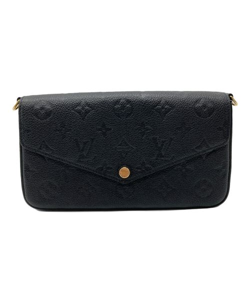 LOUIS VUITTON（ルイ ヴィトン）LOUIS VUITTON (ルイ ヴィトン) ポシェット・フェリシー ショルダーバッグ ブラックの古着・服飾アイテム