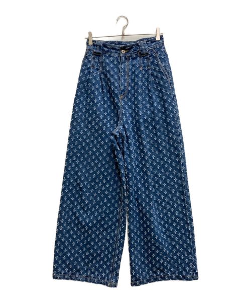 MAISON SPECIAL（メゾンスペシャル）MAISON SPECIAL (メゾンスペシャル) Dot Jacquard Denim インディゴ サイズ:38の古着・服飾アイテム