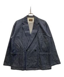 MR.OLIVE（ミスターオリーブ）の古着「2B DOUBLE BREASTED LAPEL JACKET」｜インディゴ