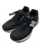 NEW BALANCEニューバランス）の古着「990 ローカットスニーカー」｜ブラック