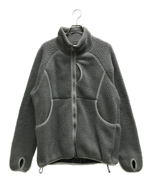 Snow peak（スノーピーク）Snow peak (スノーピーク) Thermal Boa Fleece Jacket グレー サイズ:Lの古着・服飾アイテム