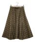 beautiful people (ビューティフルピープル) viscose tweed flare box pleats skirt ベージュ サイズ:36：10000円