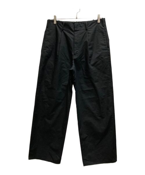 AURALEE（オーラリー）AURALEE (オーラリー) HIGH COUNT CLOTH WIDE PANTS ブラック サイズ:4の古着・服飾アイテム