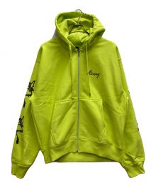 stussy（ステューシー）の古着「PARADISE LOST ZIP HOOD」｜イエロー