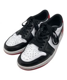 NIKE（ナイキ）の古着「Air Jordan 1 Retro Low OG "Black Toe"」｜ホワイト×レッド