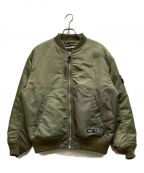 NEIGHBORHOODネイバーフッド）の古着「MA-1 FLIGHT JACKET」｜グリーン