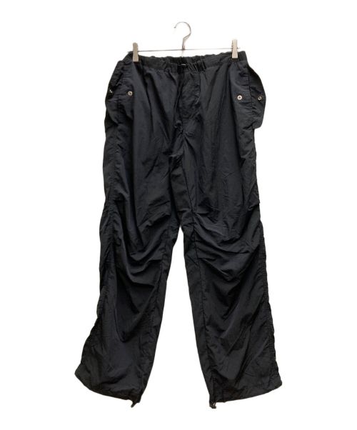 jieda（ジエダ）jieda (ジエダ) NYLON PARACHUTE PANTS ブラック サイズ:2の古着・服飾アイテム