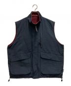 PWAプア）の古着「WIND-STOP RV VEST」｜ブラック