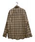 AURALEE (オーラリー) SUPER LIGHT WOOL CHECK SHIRTS ベージュ サイズ:4：30000円