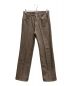 AURALEE（オーラリー）の古着「HARD TWIST BROWN DENIM 5P PANTS」｜ベージュ