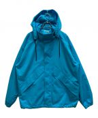 AURALEEオーラリー）の古着「WOOL MAX CANVAS HOODED BLOUSON」｜ブルー