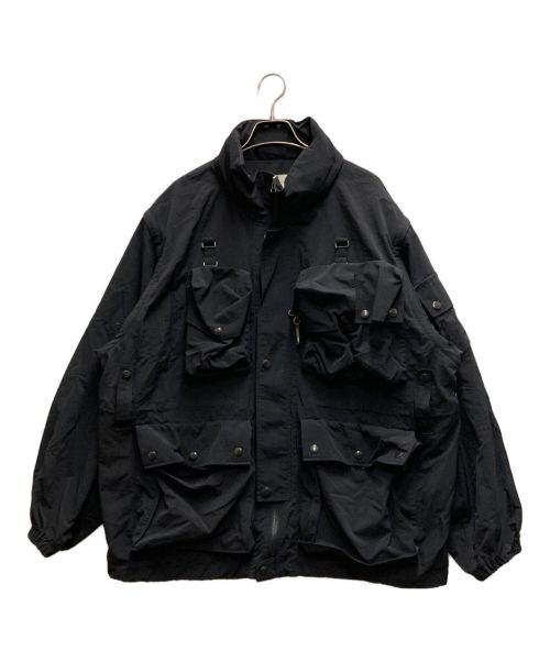 YOKE（ヨーク）YOKE (ヨーク) MULTI POCKETS UTILITY BLOUSON ブラック サイズ:3の古着・服飾アイテム