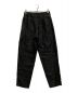 YOHJI YAMAMOTO (ヨウジヤマモト) HIGH TWISTED GABARDINE LOW-RISE BASIC PANTS ブラック サイズ:2：45000円