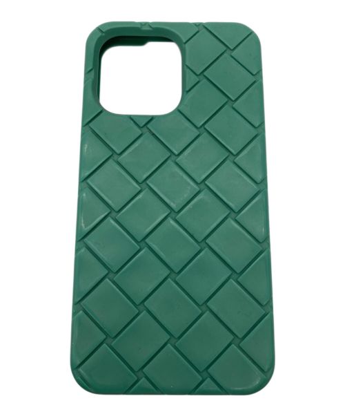 BOTTEGA VENETA（ボッテガベネタ）BOTTEGA VENETA (ボッテガベネタ) iPhone 14 Pro Max ケース グリーンの古着・服飾アイテム