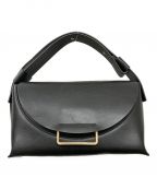 ALL SAINTSオールセインツ）の古着「EDBURY LEATHER SHOULDER BAG」｜ブラック