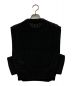 HYKE (ハイク) CROCHETED CROPPED SWEATER TOP ブラック サイズ:FREE：12000円