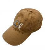 CarHartt×percent against rightsカーハート×）の古着「FPAR 6 PANEL CAP」｜ベージュ