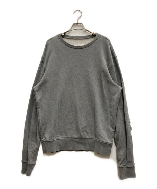 Maison Margiela（メゾンマルジェラ）Maison Margiela (メゾンマルジェラ) ELBOW PATCH SWEAT SHIRT グレー サイズ:50の古着・服飾アイテム