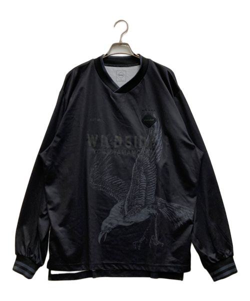 F.C.R.B.（エフシーアールビー）F.C.R.B. (エフシーアールビー) YOHJI YAMAMOTO (ヨウジヤマモト) L/S GAME SHIRT ブラック サイズ:Ⅼの古着・服飾アイテム