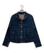 LEVI'Sリーバイス）の古着「Triple Pleated Blouse」｜インディゴ