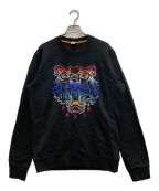 KENZOケンゾー）の古着「GRADIENT TIGER SWEATSHIRTS」｜ブラック