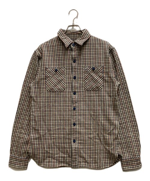 RRL（ダブルアールエル）RRL (ダブルアールエル) Matlock West Sport Shirt ベージュ サイズ:Sの古着・服飾アイテム