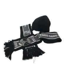 3.PARADIS×Paris Saint-Germain（スリー.パラディ×パリ・サン ジェルマン）の古着「HOME SCARF BEANIE」｜ブラック