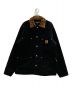 BlackEyePatch（ブラックアイパッチ）の古着「CORDUROY LEOPARD COLLARED COVERALL」｜ブラック