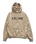 CELINE（セリーヌ）の古着「ルーズコットンフーディー」｜ベージュ