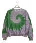 DISCOVERED (ディスカバード) Tie dye print knit グリーン×パープル サイズ:3：10000円