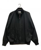 Graphpaper×is-nessグラフペーパー×イズネス）の古着「Selvage Wool Sports Blouson」｜ブラック