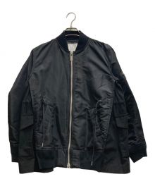 sacai（サカイ）の古着「NYLON TWILL BLOUSON MA-1」｜ブラック