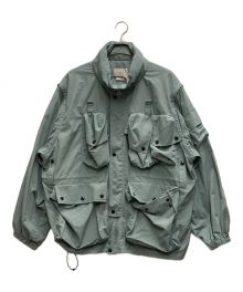 YOKE（ヨーク）の古着「MULTI POCKET UTILITY BLOUSON」｜グリーン