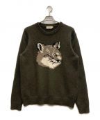 maison kitsuneメゾンキツネ）の古着「BIG FOX HEAD PULLOVER」｜ブラウン