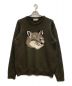 maison kitsune（メゾンキツネ）の古着「BIG FOX HEAD PULLOVER」｜ブラウン