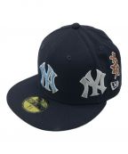 New Era×SUPREMEニューエラ×シュプリーム）の古着「kanji NewYork Yankees cap」