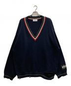 AMBUSHアンブッシュ）の古着「DANGLED RIB KNIT V NECK」｜ネイビー