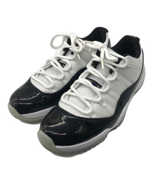 NIKE（ナイキ）NIKE (ナイキ) AIR JORDAN 11 RETRO LOW ホワイト×ブラック サイズ:US 91/2の古着・服飾アイテム